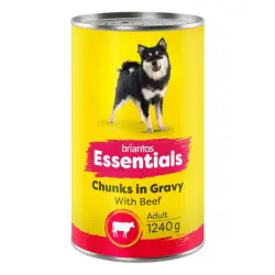 Briantos Essentials Chunks in Gravy 6 x 1240 g - Vacuno