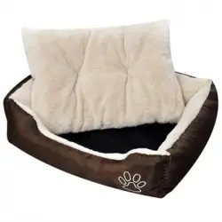 Cama Para Perro Con Cojín Acolchado Talla L