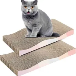 FurryFusion Garras de gato grandes hechas de cartón corrugado de doble cara - Artículo 1