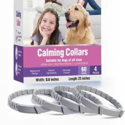 HausPets Juego 4 collares calmantes perros, 63,5 días duración, ajustables - 1 artículo