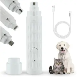 HausPets Lima de uñas LED para perros, carga rápida 30 min, 300 min - Artículo 1