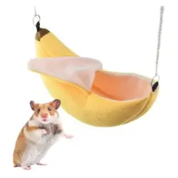 IntiMeg Cama de plátano para hámsteres - AMARILLO