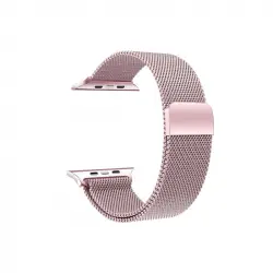 Ksix Metal Correa Intercambiable, Compatible Con Series Urban Mini Y Apple Watch 38/40/41mm, Rosa