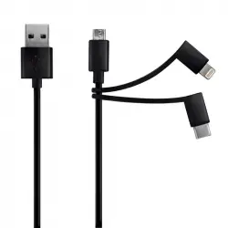 Mooov Cable Lightning Acodado 1.2m Negro