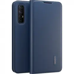 Oppo PU Flip Case Azul para Find X2 Neo