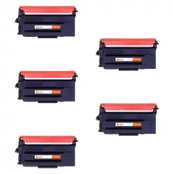 Pccom Essential Brother Tn3610xl Tóner Compatible Negro Pack 5