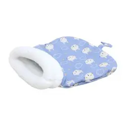 UAMLY Saco de dormir abrigado para gatos para el invierno - azul