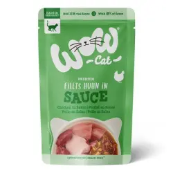 WOW Cat en salsa 8 x 85 g - Pollo