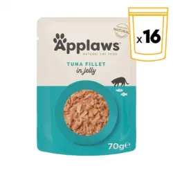 Applaws Comida Húmeda para Gatos en Gelatina con Atún, 16x70 gr
