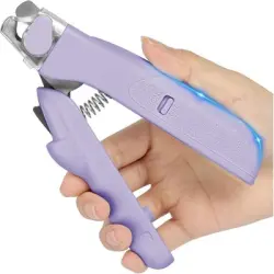 HausPets Lima de uñas LED antisalpicaduras para perros y gatos - Artículo 1