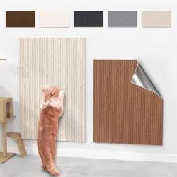 IntiMeg Alfombrilla rascadora adhesiva para gatos de 30 x 100 cm - Una pieza