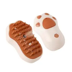 IntiMeg Cepillo de masaje a presión para patas de gato - Marrón