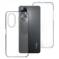 Max Power Digital Funda Doble Cara 360 Grados Silicona Transparente Para Oppo A38 4g