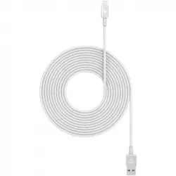 Mophie Cable USB 2.0 a Lightning Macho/Macho 3m Blanco