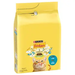 PURINA Friskies Adult Cat con atún y verduras - 3 x 3 kg - Pack Ahorro