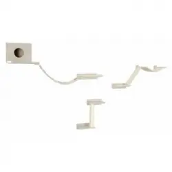 Rascador De Pared Para Gatos Mount Everest Madera Beige Kerbl