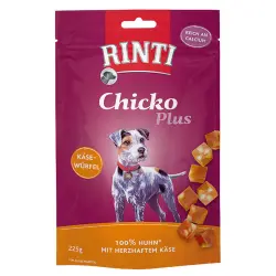 RINTI Chicko Plus dados de queso para perros - 225 g