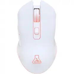 The G-Lab Kult Helium WL Ratón Gaming Inalámbrico RGB 6400 DPI Blanco