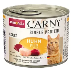 Animonda Carny Single Protein Adult 6 x 200 g para gatos - Pollo puro