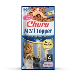 Churu Meal Topper Alimento Complementario para Gatos con Atún, 48x14 gr