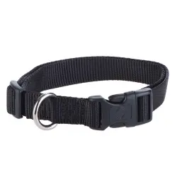 Collar HUNTER Ecco Sport Vario Basic negro para perros - S: 30 - 45 cm perímetro del cuello,15 mm ancho