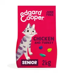 Edgard & Cooper Senior Pollo y Pavo pienso para gatos