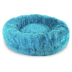 EL ÁTICO PETS Cama Perro Mediano y Pequeño. Cama para Perros. Cojin Resistente y Lavable. Cama de Pelo Largo para Gatos y Otras Mascotas Medianas, 70 x 70 CM