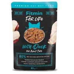 Fitmin Cat For Life Adultos 28 x 85 g - Pato