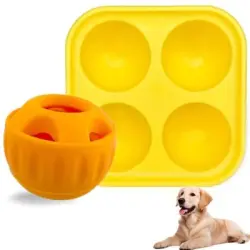 HausPets Bola y bandeja de alimentación lenta mejoradas para perros (verde) - Naranja