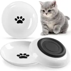 IntiMeg cuencos de cerámica para gatos - Dos habitaciones