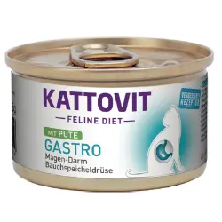 Kattovit Gastro 12/24 x 85 g en latas comida húmeda para gatos 12 x 85 g