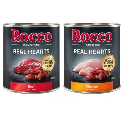 Rocco Real Hearts 6 x 800 g - Pollo