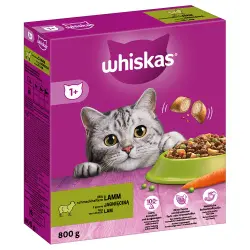 Whiskas 800 g a 7 kg pienso para gatos ¡a un precio especial! - 1+ años con cordero (800 g)