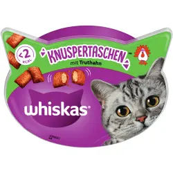 Whiskas Temptations snacks crujientes - Pavo (60 g)
