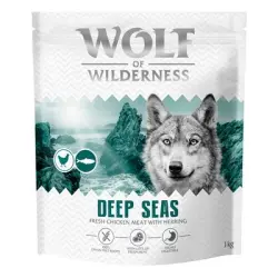 Wolf of Wilderness Adult «Deep Seas» arenque, sin cereales - 1 kg - Receta nueva