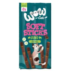 WOW Cat Soft Sticks - Vacuno (6 x 5 g)
