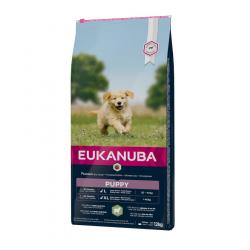 Pienso para perros cachorros medianos Eukanuba cordero 2,5 kg