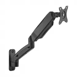 Aisens Soporte de Pared Pro Giratorio e Inclinable para Monitor/TV Un Brazo 9Kg de 17" a 32" Negro