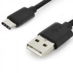 Equip Cable USB 2.0 Macho a Tipo C Macho 1m Negro