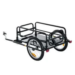 Remolque de bicicleta para carga PawHut