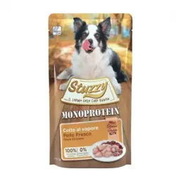 Stuzzy Monoprotein Comida Húmeda para Perros con Pollo Fresco, 12 x 150 gr