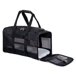 Transportin homologado para cabina de avión Sherpa® Original Deluxe - Talla L: 48 x 30 x 29 cm (L x An x Al) – hasta 10 kg