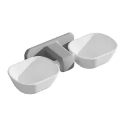 UAMLY Comederos elevados para gatos montados en la pared - Blanco