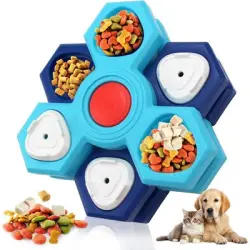 UAMLY  interactivo para perros de 4 niveles - azul
