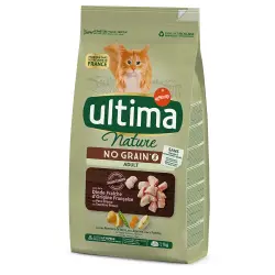 Ultima Cat Nature No Grain Adult Pavo - 1,1 kg