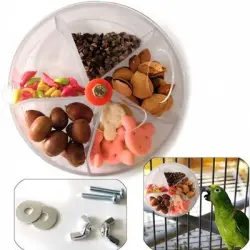 ZooVenture  giratorio para buscar comida para pájaros - Transparente
