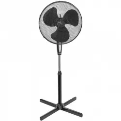 Betron Ventilador de Pie con Mando a Distancia 45W Negro