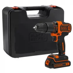 Black & Decker BDCHD18K-QW Taladro Percutor 18V 40Nm Portabrocas 10mm con Batería/Cargador y Maletín
