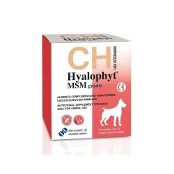 Chemical Ibérica Hyalophyt MSM Suplemento Condroprotector para perros gigantes - 30 comprimidos