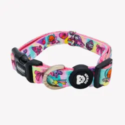 Dukier Pink Galaxy Collar para perros